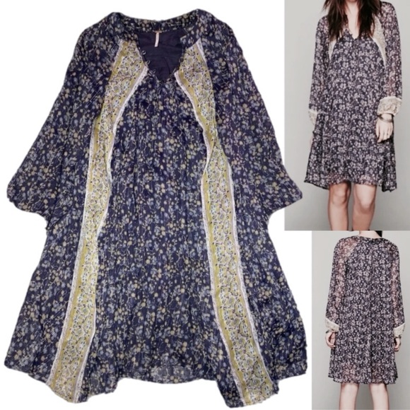 FREE PEOPLE Melody Laughter Dress size XS EUC E6885 - Picture 1 of 6
